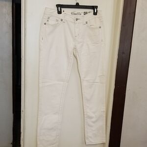 Miss Me White Skinny Stretch Jeans